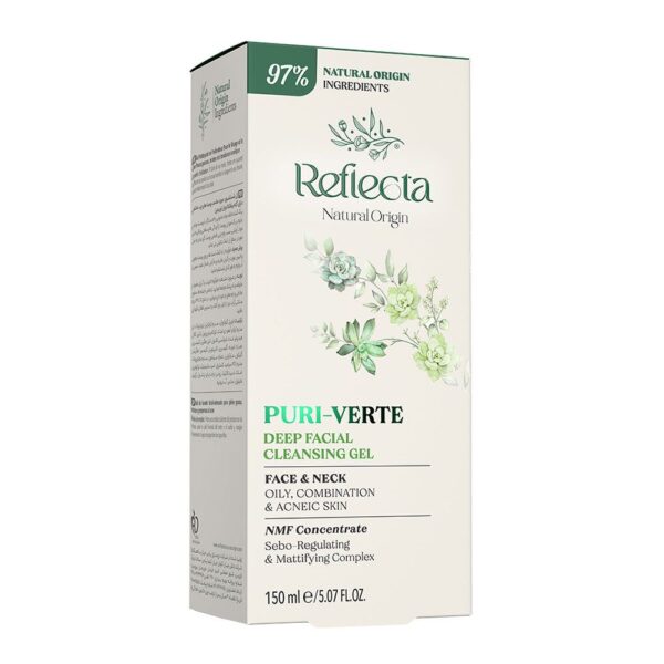 Generic-Gel-OilySkin-AntiAcne-002-2 ژل شستشوی صورت پوست چرب و مستعد آکنه ریفلکتا نچرال اورجین ۹۷٪ - تصویر 2