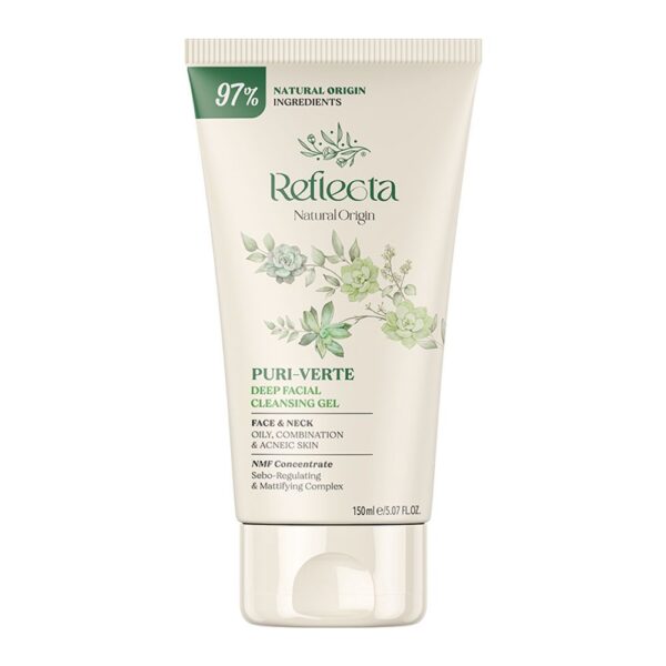 Generic-Gel-OilySkin-AntiAcne-002 ژل شستشوی صورت پوست چرب و مستعد آکنه ریفلکتا نچرال اورجین ۹۷٪ - تصویر 1